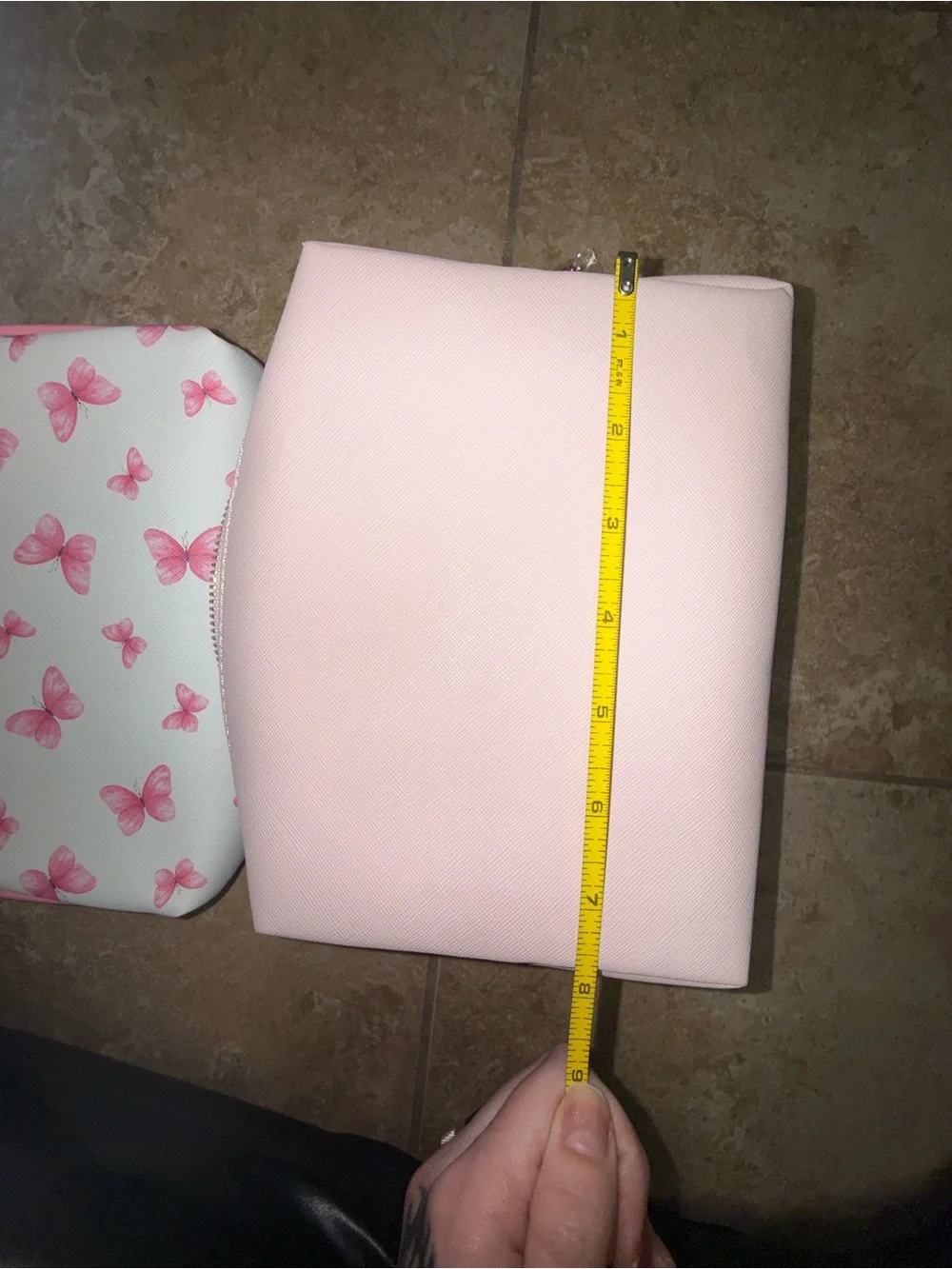 2 brand new makeup bags and keychain